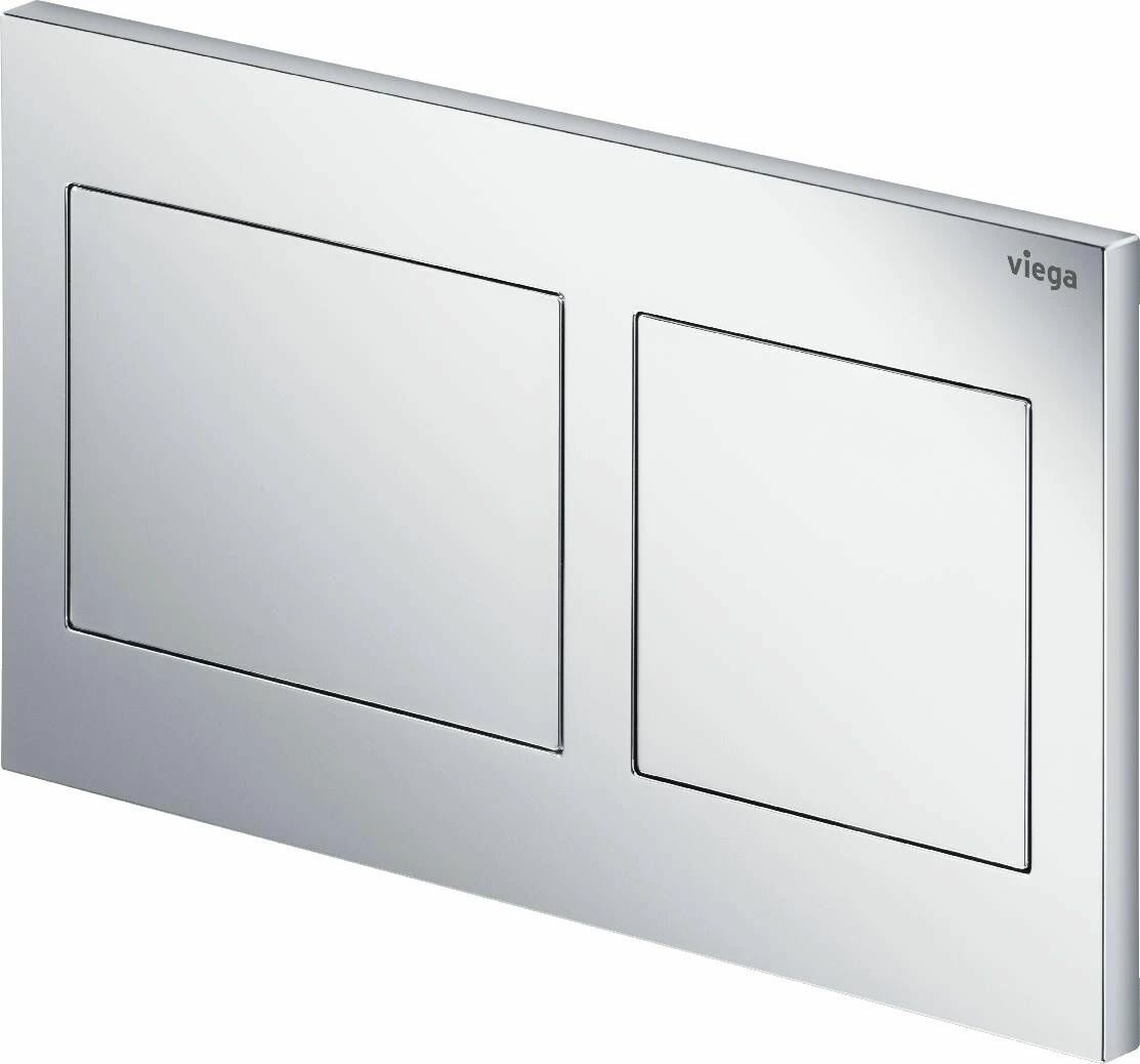 VIEGA Кнопка смыва для унитаза Prevista Visign for Style 21, пластик, хром