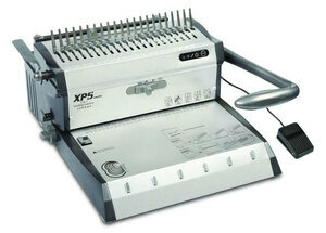 GLADWORK Переплетчик Gladwork XP5 A4/перф.30л. сшив/макс.500л./пластик.+метал. пруж.-51мм)/электр.