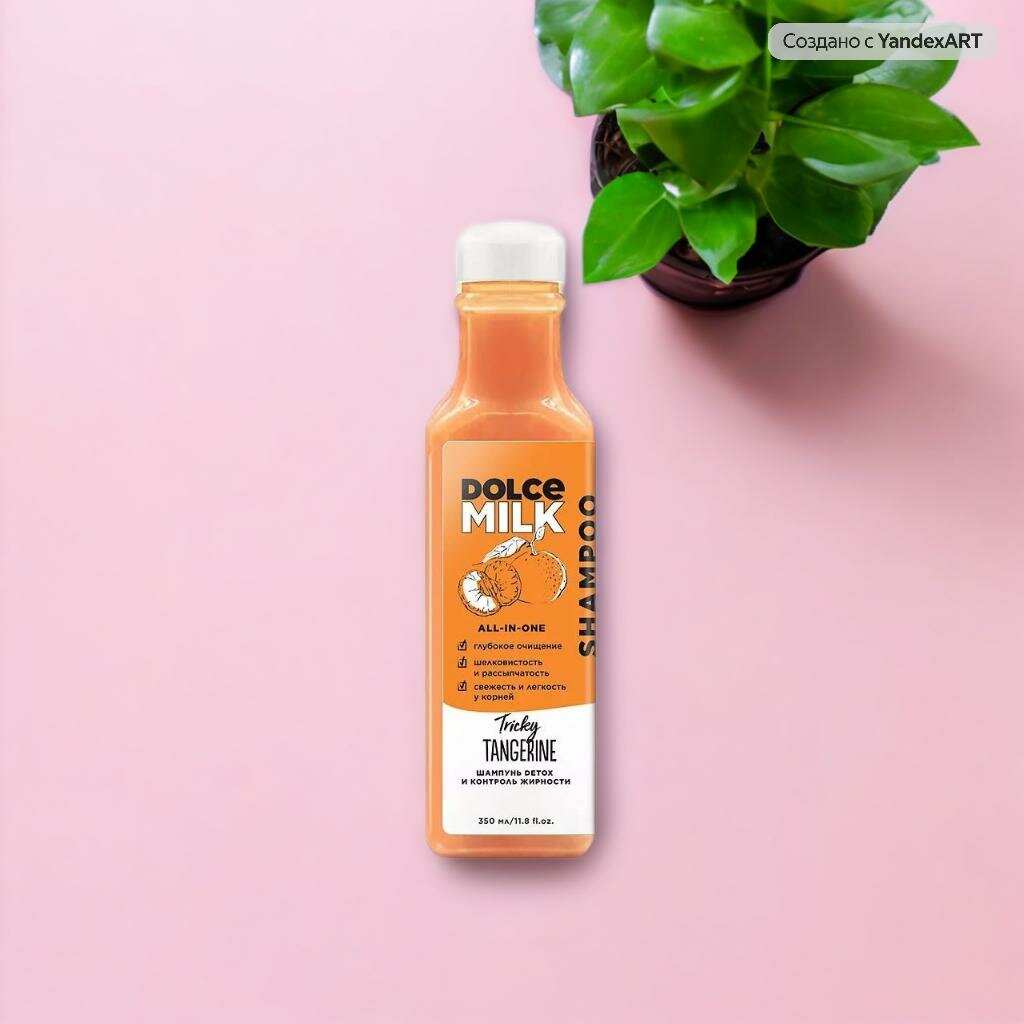 DOLCE MILK Шампунь Detox и контроль жирности «Заводной мандарин», 350 мл