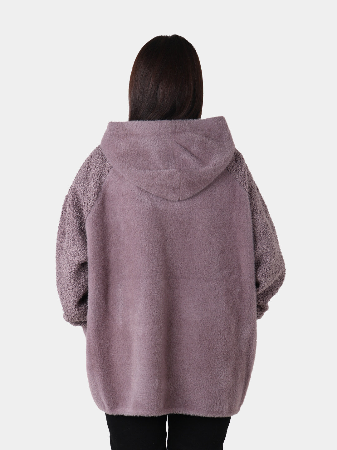 Пальто, размер One Size, сиреневый — фото 1