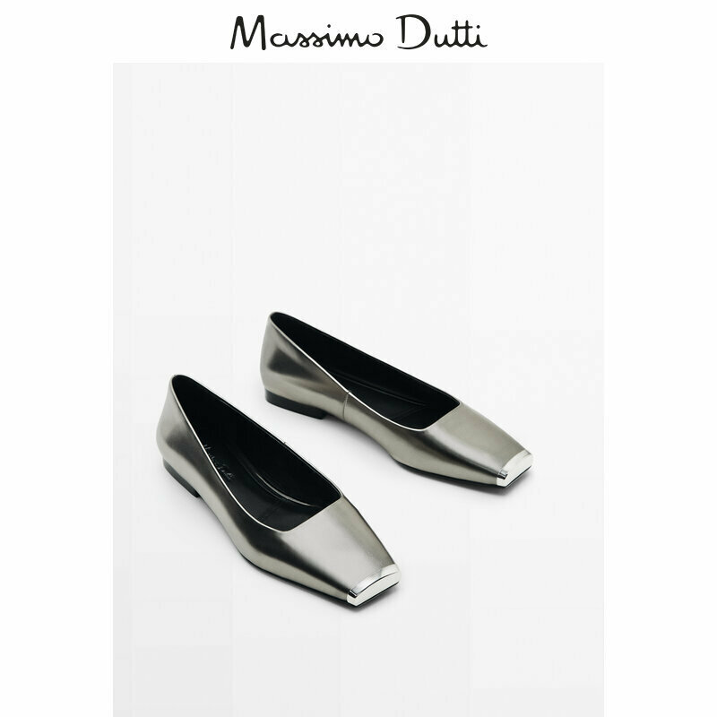 Сандалии Massimo Dutti, размер 38, серебро