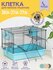 Клетка для грызунов "PetTails" морти складная, шаг прута до 13,5м...