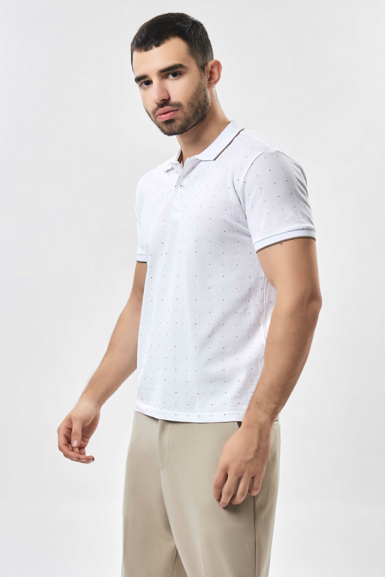 Поло спортивное TERRA PRO TERRA PRO, размер M, white — фото 1