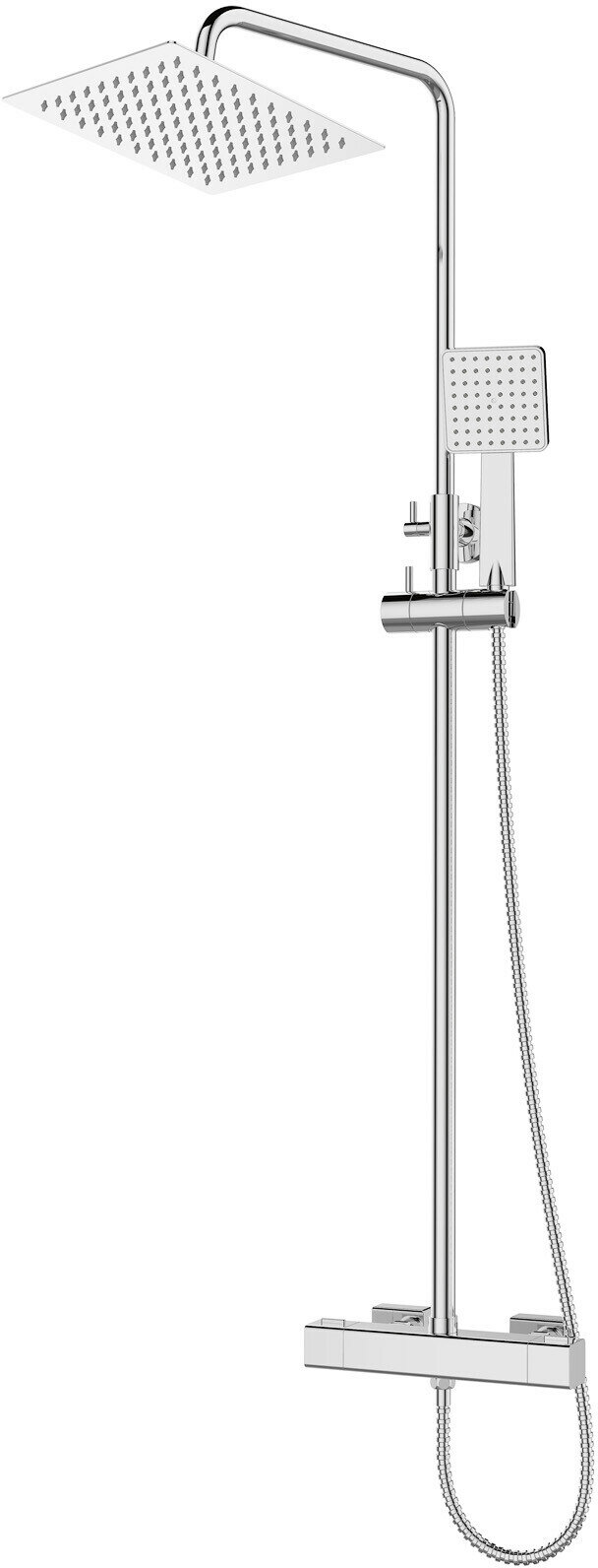 Душевая система с тропическим душем AV ENGINEERING THS хром (AVTHS2-P12-513A)