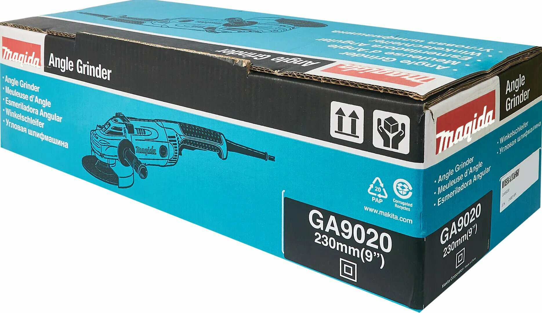 Угловая шлифовальная машина УШМ GA 9020, болгарка 230 mm 6600 об/мин / 2400 Вт