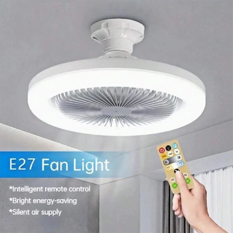DUTRIEUX E27 Интеллектуальный вентилятор с подсветкой 3 скорости, Universal 85-265V