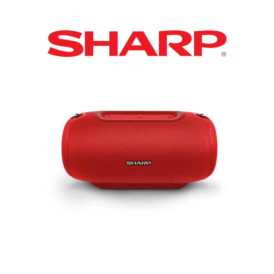 Колонка SHARP GX-BT480 EXTRA BASS™, IP56, True Wireless Stereo Red