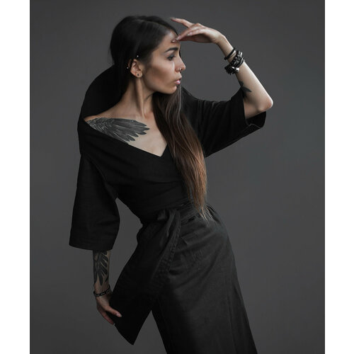фото Платье katami wear, размер m/l, черный