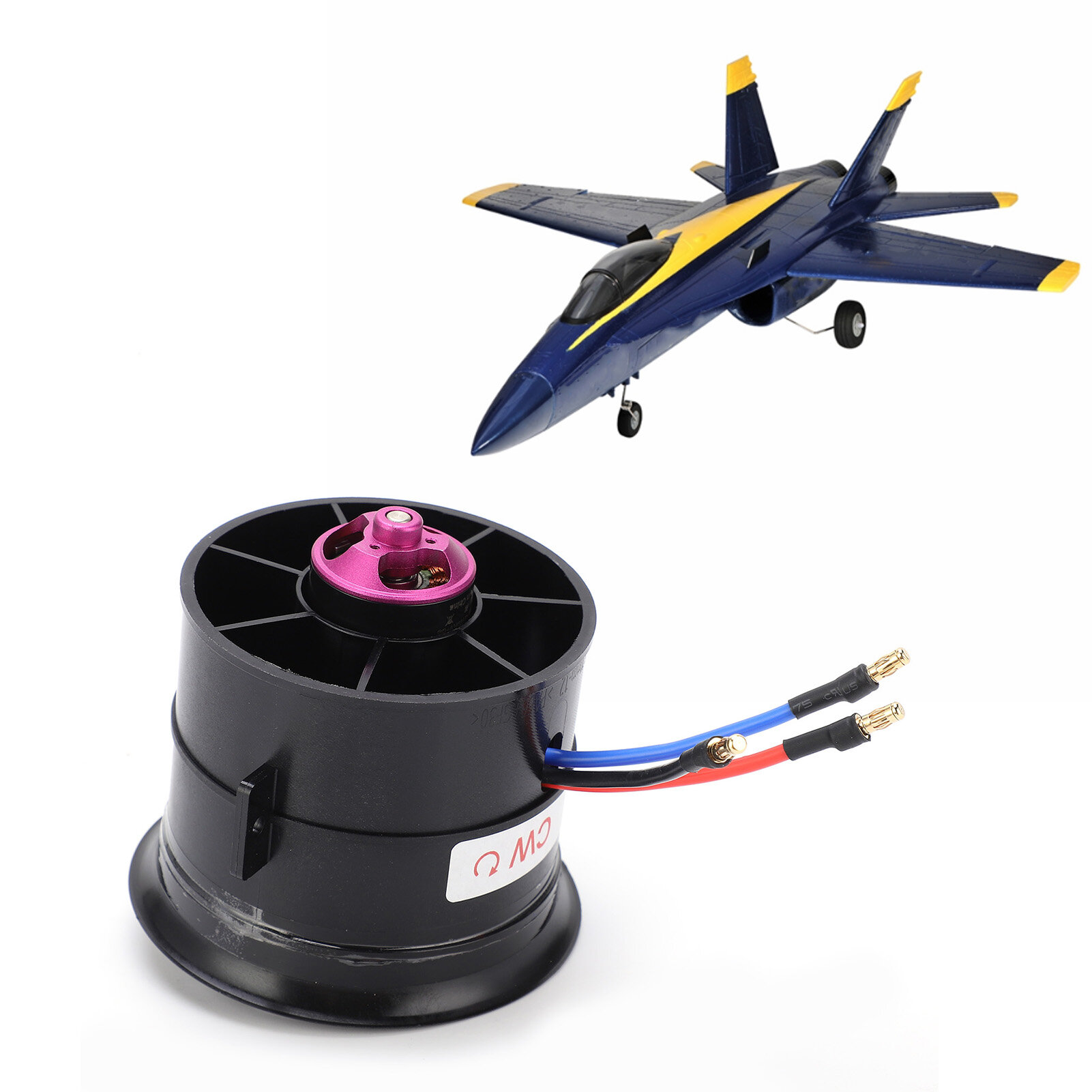 EDF 70 мм 12 листьев воздуховод 6S 2100KV ESC набор регуляторов скорости композитный материал для радиоуправляемого автомобиля