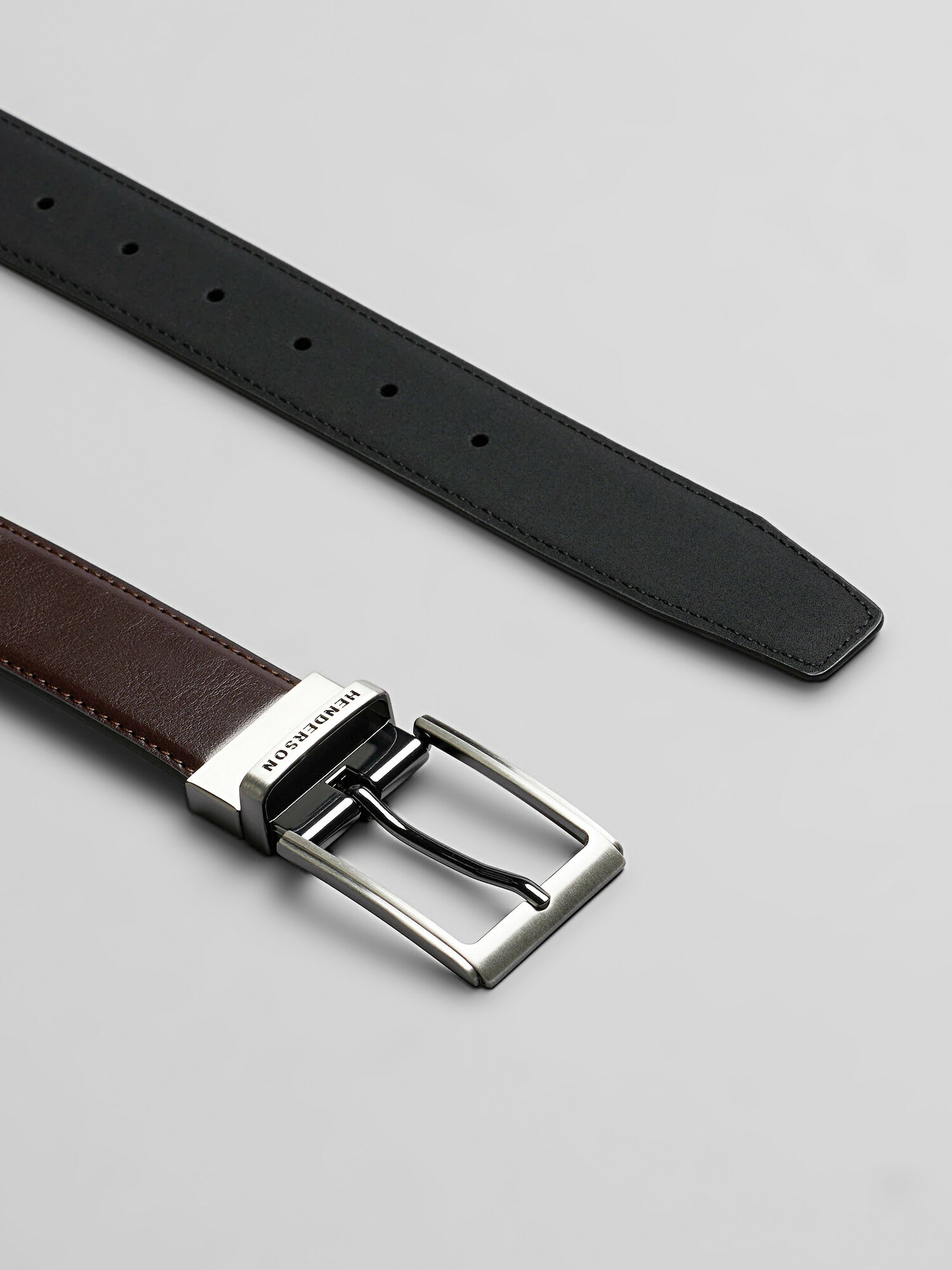 Ремень HENDERSON для мужчин, размер 115, темно-коричневый — фото 1