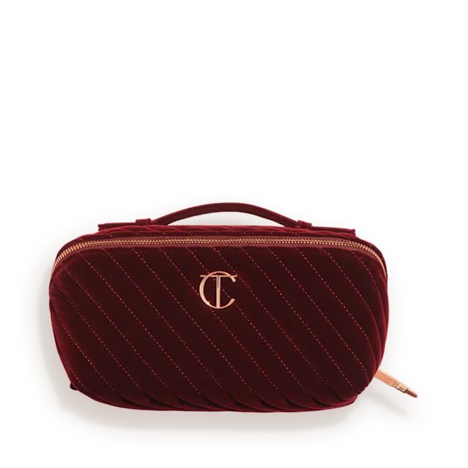 Косметичка Charlotte Tilbury, ширина: 20 см., высота: 10 см., длина: 11.5 см., , бордовый — фото 1