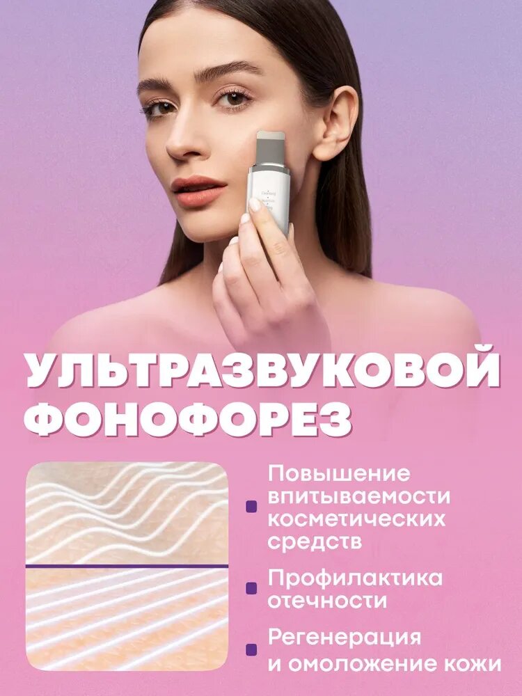 Приборы Для Ухода За Лицом Xiaomi Ультразвуковой прибор для чистки лица Yamaguchi Ultrasonic Face Skin Care