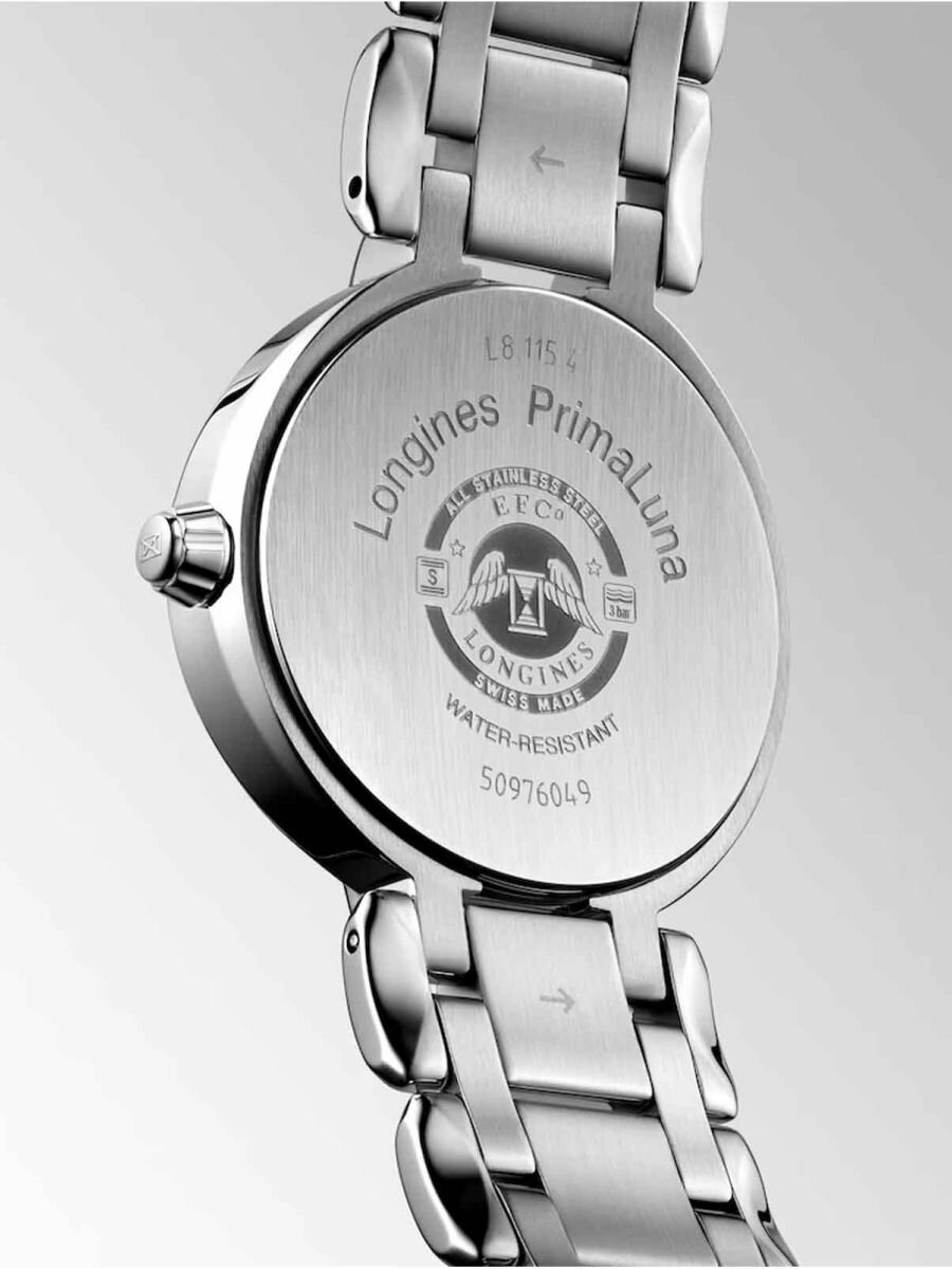 Наручные часы LONGINES, серебристый/синий — фото 1