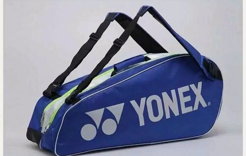 Изображение товара Сумка для бадминтона YONEX, синий, вместительная, с застежкой