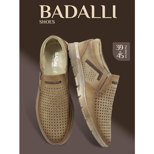 фото Туфли badalli, размер 44, коричневый