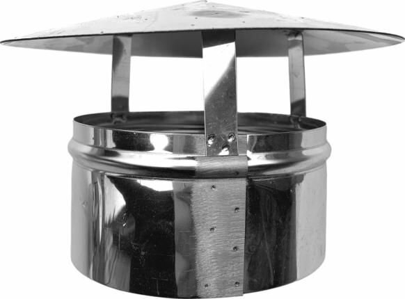 Зонт на трубу для печи D99 мм