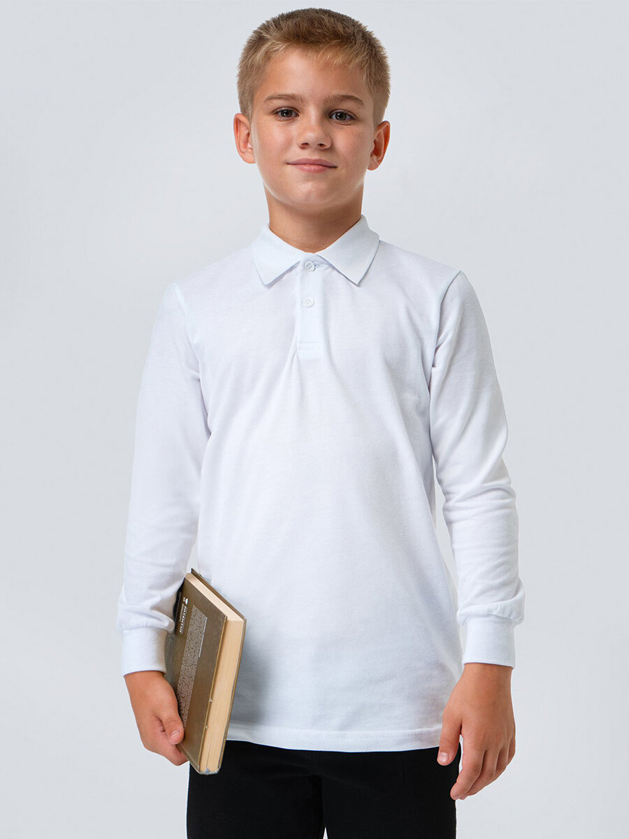Школьная рубашка Happyfox размер 140 белый