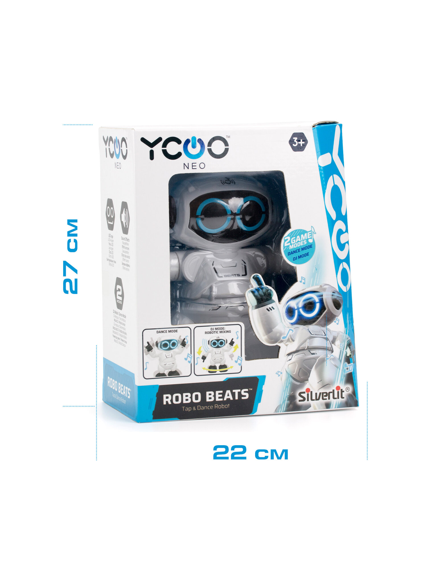Игрушечные Роботы Xiaomi Интерактивный Робот YCOO Робо Битс танцующий, высота 21 см, 88587