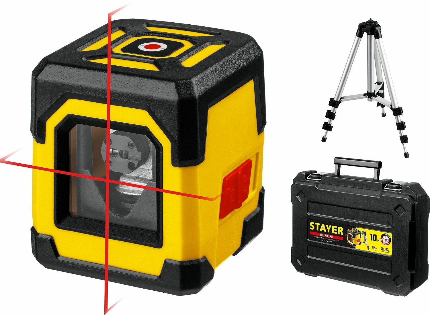 Лазерный нивелир STAYER, 10 м, Professional 34961-2