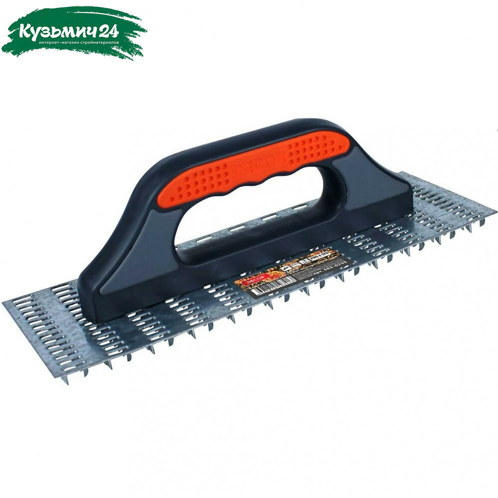 Терка Decor для рыхления наружного слоя утеплителя 125х295 мм 603-0295