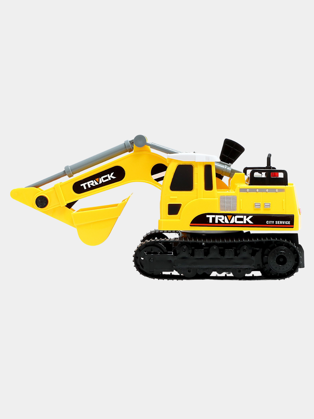 Экскаватор игрушечный, бульдозер, строительная техника, детская машина — фото 1