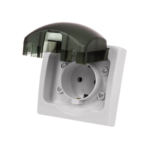 Розетка TDM ELECTRIC SQ1803-0108 Вуокса, 16 А, с заземлением