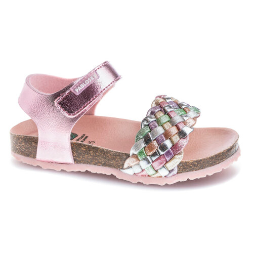 Сандалии Pablosky, размер 38, розовый сандалии для маленьких девочек босоножки из искусственной кожи с бантом летние мягкие босоножки для маленьких девочек 0 18 месяцев