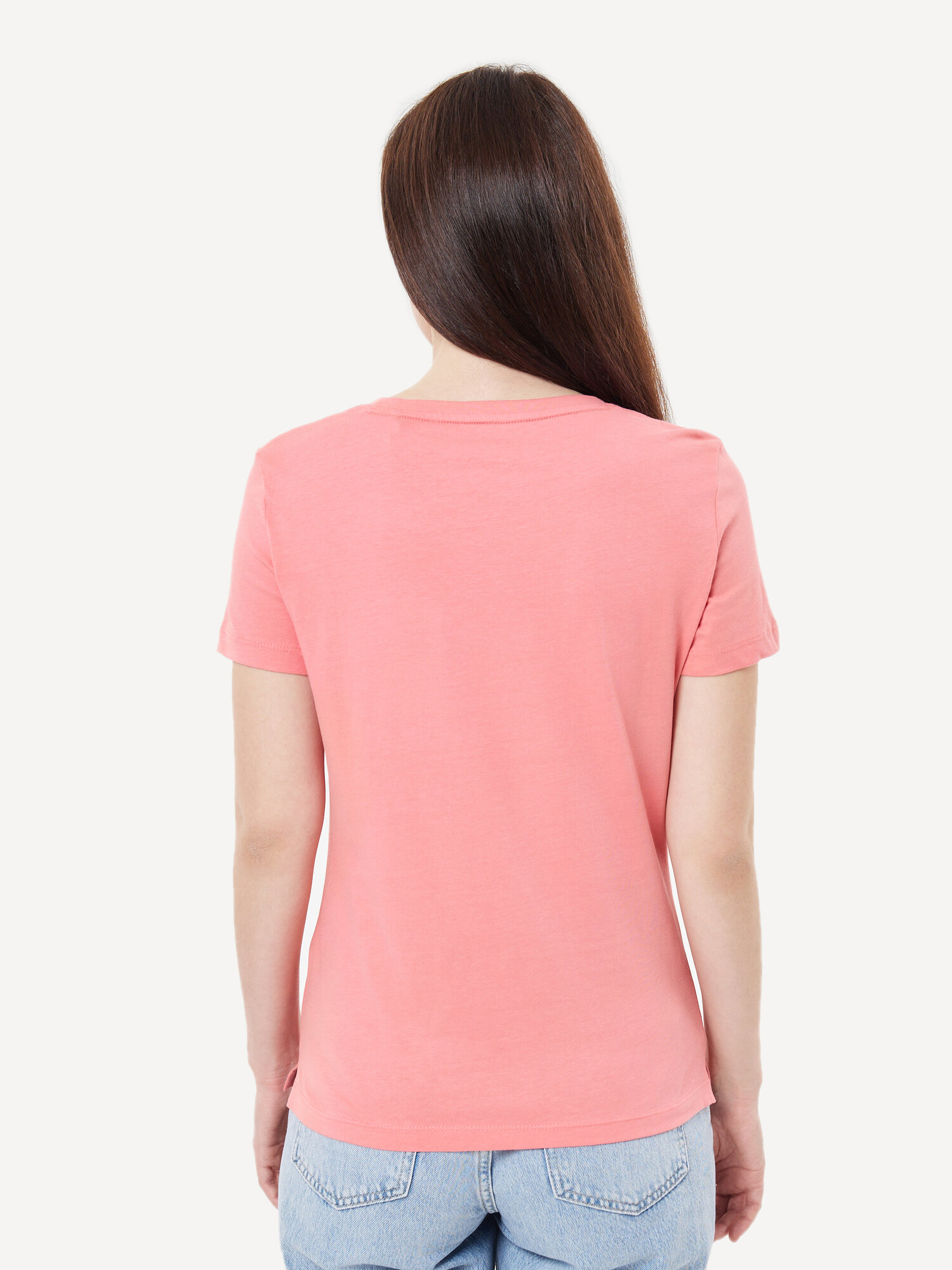 Футболка GUESS SS CN Original Tee, , размер XL, розовый, — фото 1