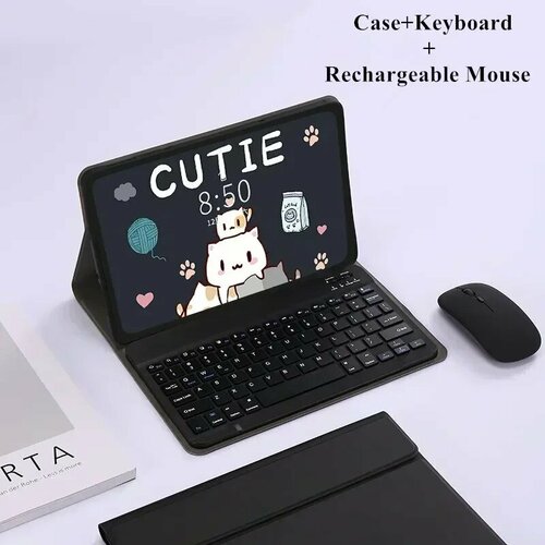 Клавиатура BMAD для Honor Pad MagicPad 2 12,3 дюйма, Black and Mouse, English Russian