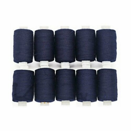 Нитки для джинсовой ткани повышенной прочности, цв. темно-синий, 10шт по 200м.