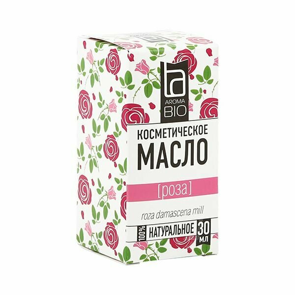 Масло косметическое роза 10% aromabio/аромабио 30мл ООО Аромавита RU - фото №1