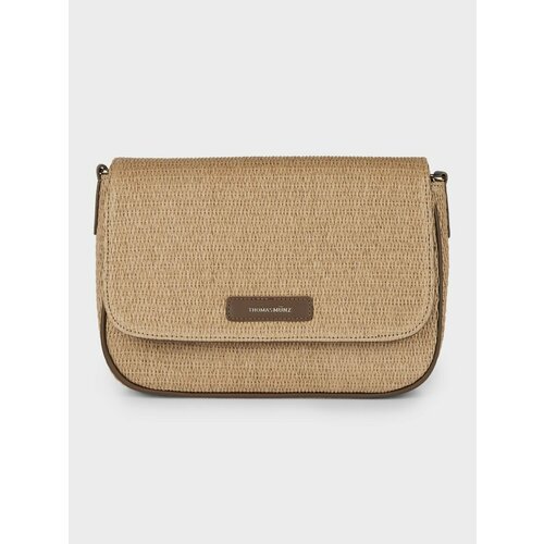 Сумка Thomas Munz фактура плетеная бежевыйкоричневый 2999₽