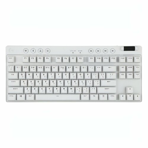 Игровая клавиатура Logitech G PRO X TKL White русская раскладка 34000₽
