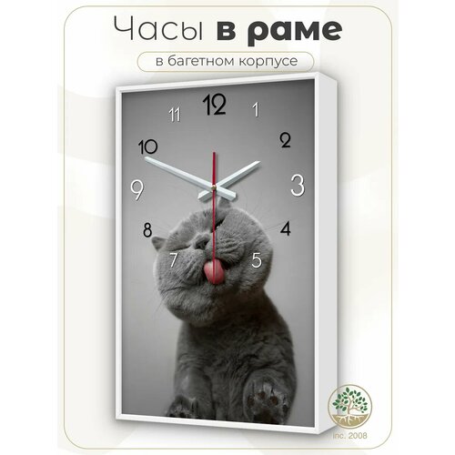 фото Часы настенные 35х57 см. topposters белые