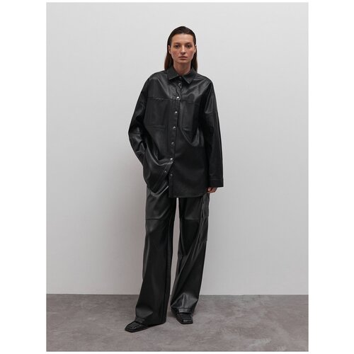 фото Gate31 брюки хельга из экокожи (черный-xl)