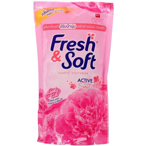 LION THAILAND FreshSoft Кондиционер для белья парфюмированный Сладкий Поцелуй 500 мл 461₽