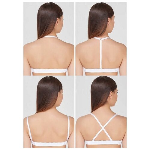 Бюстгальтер классика Infinity прозрачный чашка формованная бретели съемные размер 75A белый 974₽