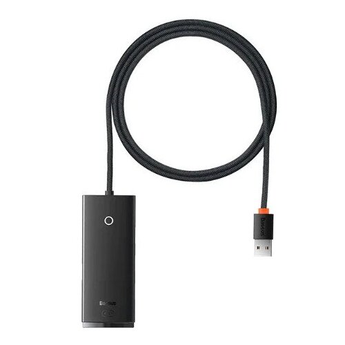 Хаб Baseus Lite WKQX030201 4-Port USB-A HUB Adapter 2m Black 179000₽