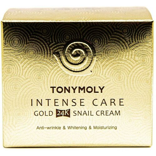TONYMOLY Крем для лица с муцином улитки и коллоидным золотом INTENSE CARE GOLD 24K SNAIL CREAM, 45 мл
