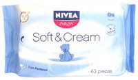 Влажные салфетки Nivea Baby Soft & Cream 63 шт.