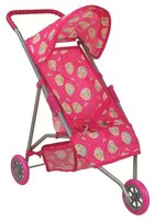 Прогулочная коляска Buggy Boom Mixy (8023) розовый/бабочки
