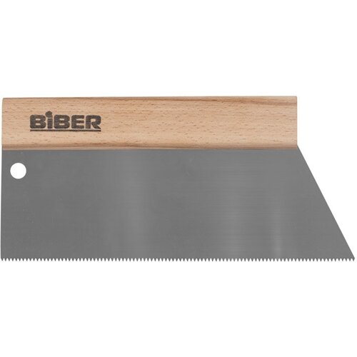 Шпатель BIBER 35272 для клея 250 мм, зуб тип S3 шпатель для клея biber 35281 зуб тип b3 180 мм