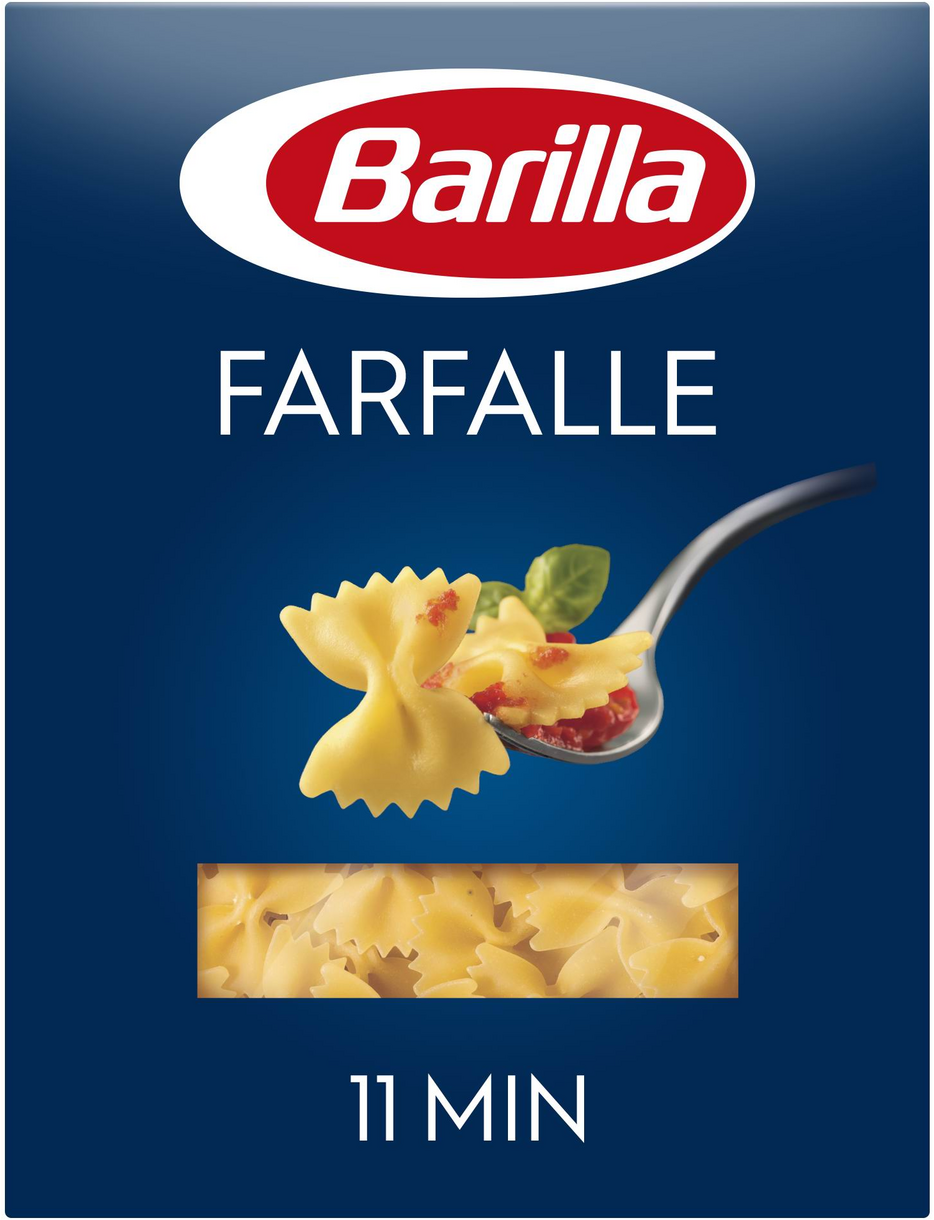 Макароны BARILLA Farfalle n.65 из твердых сортов пшеницы группа А высший сорт, 400г