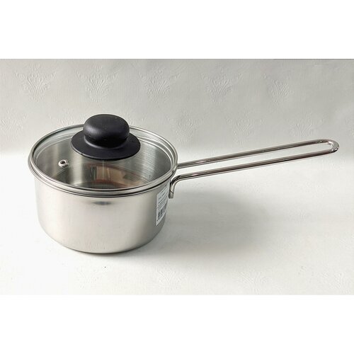 Кастрюля цил. 0,9л нерж. с/к лзми