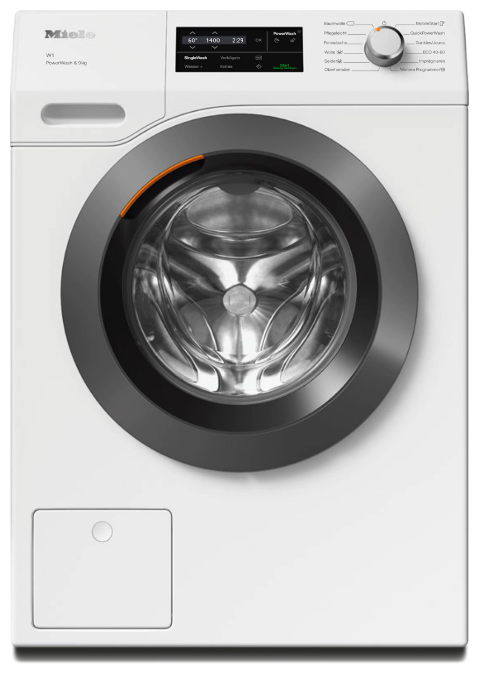 Стиральная машина Miele WCG 370 WPS PWash&9кг, белая - фотография № 1