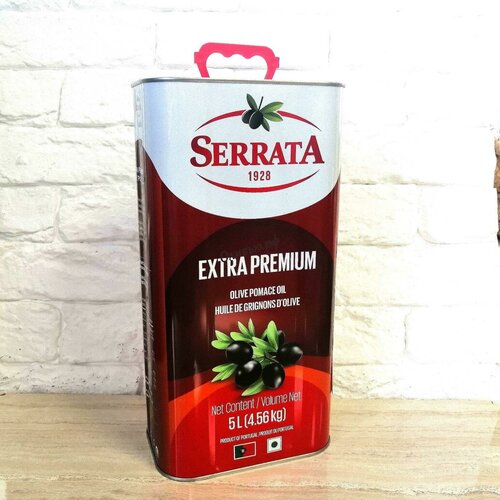 Масло оливковое рафинированное Pomace Olive Oil Premium Serrata 5л