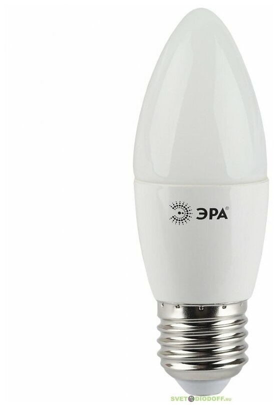 Лампочка светодиодная ЭРА STD LED B35-9W-840-E27 E27 / Е27 9Вт свеча нейтральный белый свeт - фотография № 5