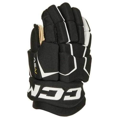 щитки хоккейные ccm tacks as v pro yth 9 Перчатки игрока HG AS-V PRO GLOVES YT BK/WH