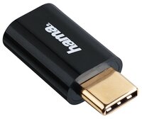 Разъем HAMA microUSB - USB Type-C (00178399) черный