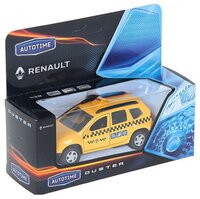 Легковой автомобиль Autotime (Autogrand) Renault Duster такси (49498) 1:38 желтый / черный